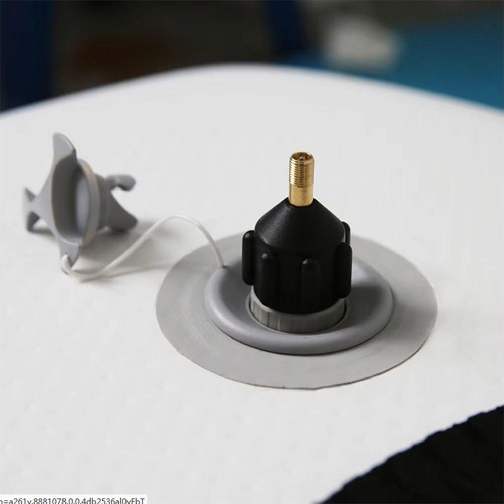 1Set Strong Sealing Air Valve Adaptor PVC ABS Pump Valve Adapter  for Inflatable Pool Air Bed