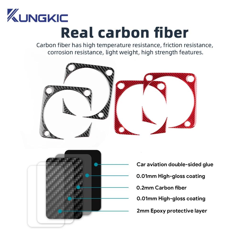 Carbon Fiber Speedometer Frame Sticker Compatible with Suzuki Jimny JB64 JB74 2019-2025 LHD RHD Interior Trim