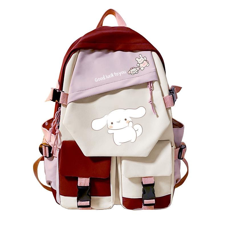Cute Puppy Cartoon Printed Leisure Travel Bag, Primary And Secondary School Backpack