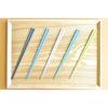 Fuji Sho Japanese-made Dishwasher-safe Easy-to-hold Octagonal Chopsticks 23cm Pastel 5 Colors Pairs Set (Easy Grip Pointed Ends Non-slip Finish) 0824
