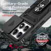 For Xiaomi Redmi Note 14 Pro 4G 5G Case Car Magnetic Ring Stand Slide Camera Lens Armor Shockproof Cover For Note 14 4G 5G Funda