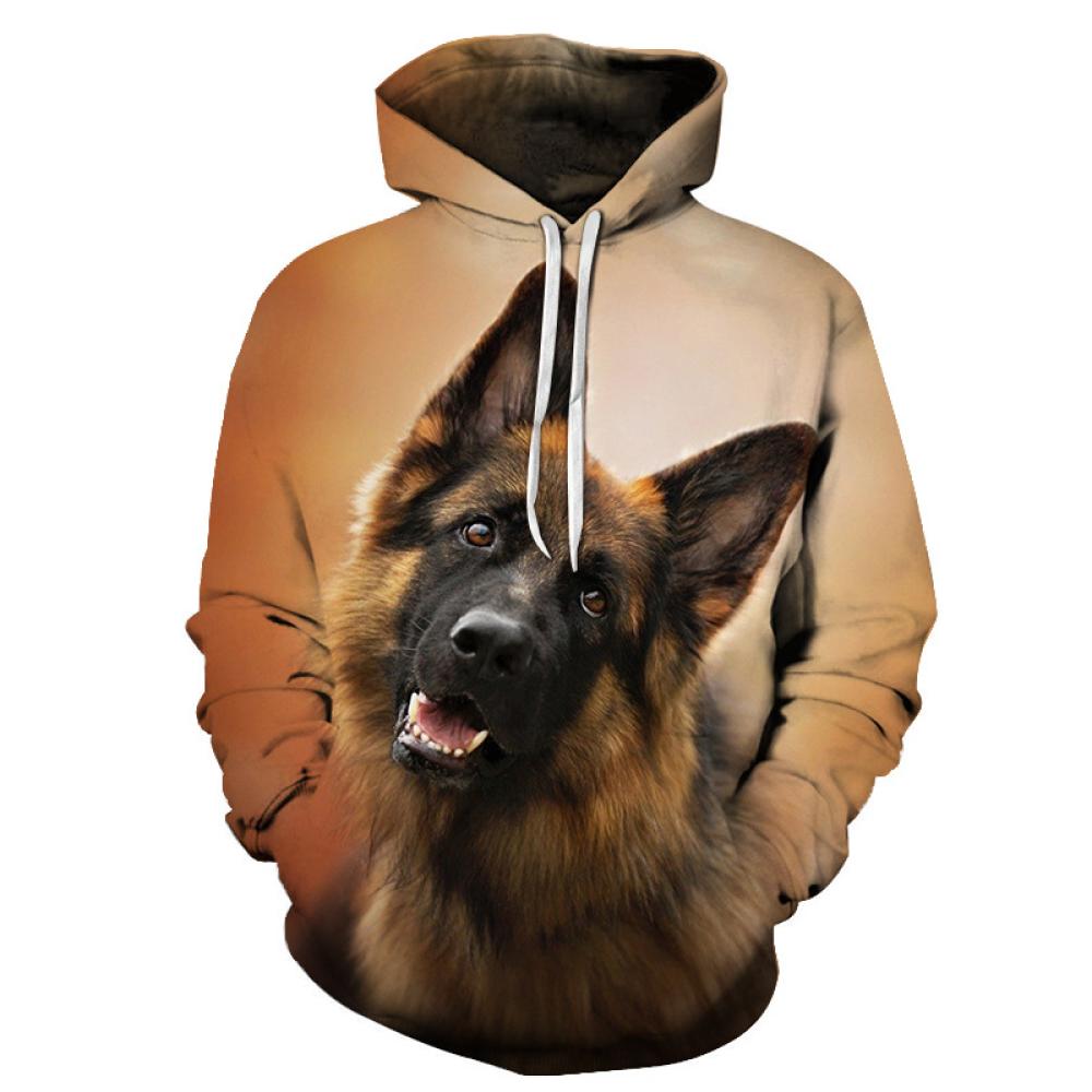 Frühling Herbst Mode Niedlichen Corgi Deutscher Schäferhund 3D Druck männer Hoodie Langarm Sweatshirt Frauen Pullover Übergroßen Tops