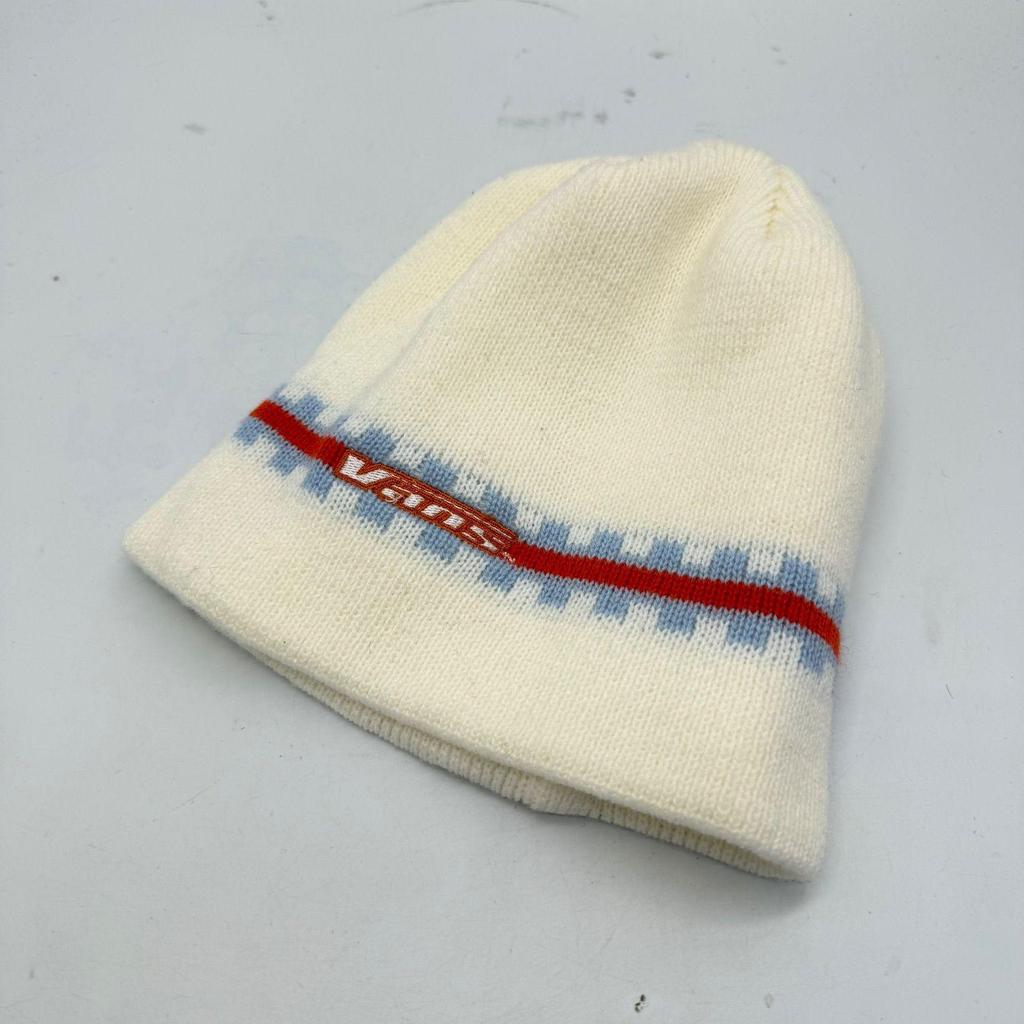 Used VANS 00s Y2k Archive Acryl Knit Cap Beanie Vans Vans Old Logo Made In Japan Acrylic Knit Cap Hat Beanie Good Condition Archive Old