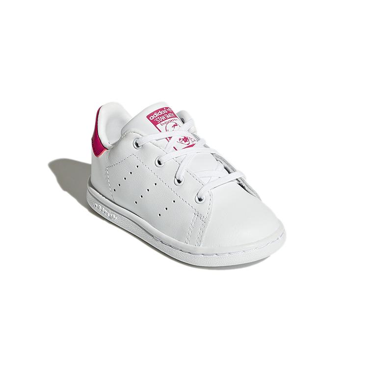 Adidas Originals STAN SMITH I Abrasion Resistant Abrasion Resistant Low top Toddler Shoes White Red Infant And Toddler BB2999