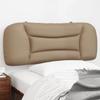 Vidaxl Headboard Pillow, Cappuccino, 100 Cm, Faux Leather