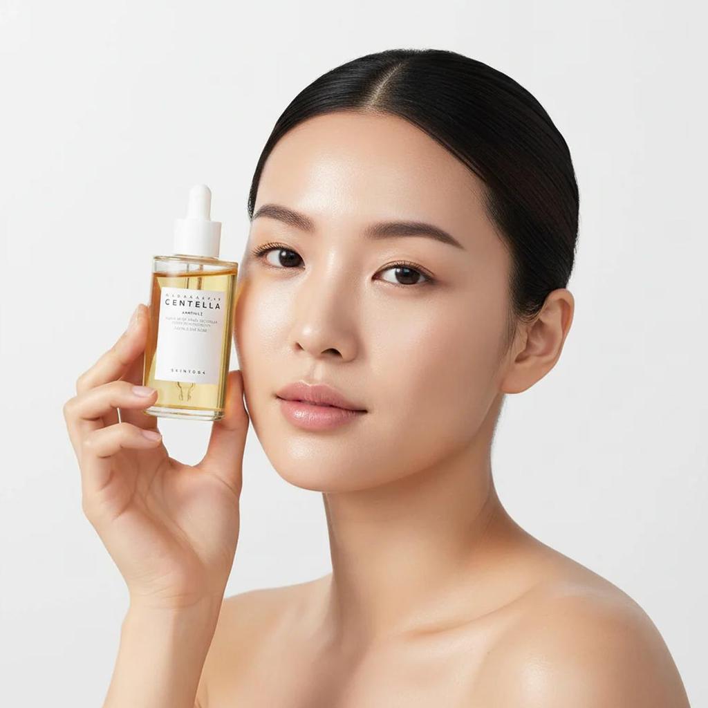 Skin1004 Madagascar Centella Ampoule 100ml, Mild & Non-Irritating, Relieve Redness, Light Texture, Long-Lasting Moisture, K-Beauty, Korean Makeup