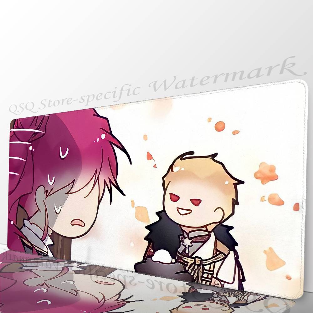 Manga V-Villains Are Destined To Die Mousepad Non-slip Suitable For Office Computers Laptops E-sports Game Desk Mats XXL Keyboa