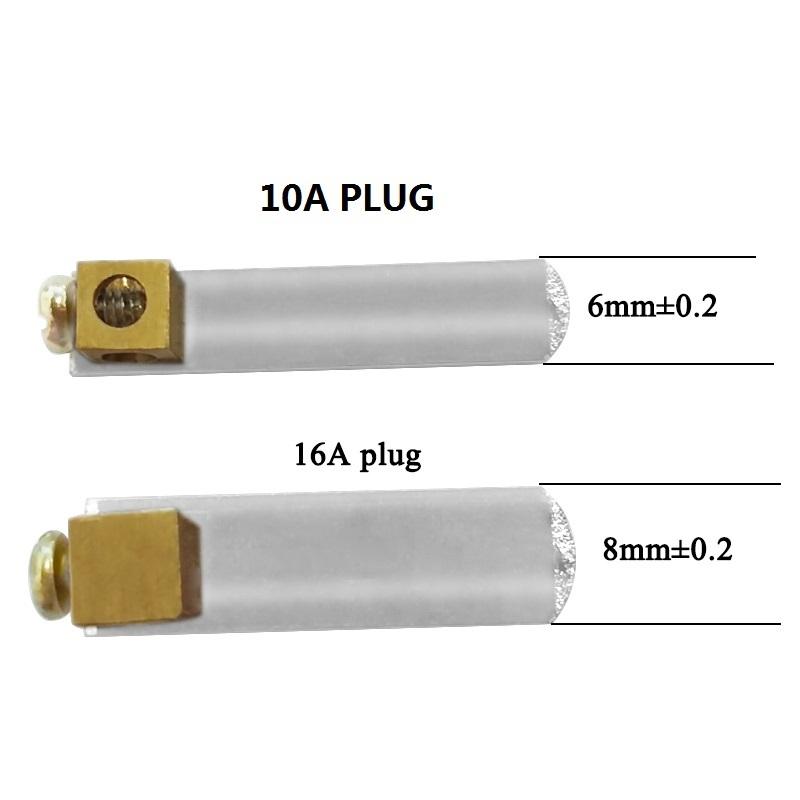 Black Australia Standard 16A/10A 250V AU CN 3Pin Power Plug Detachable Assembly Extension Cord Connection Plug Male 2/5/10/20pcs