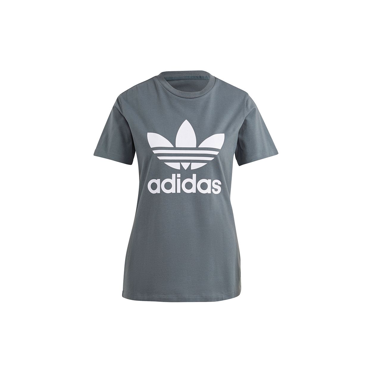 

Adidas Originals Classic Logo Print Sports Casual Short Sleeve T-Shirt Women Tops Navy-Blue GN2903 32