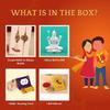 Rakhi-Paarschmuck mit Shiva-Statue – Rakhi für Bruder und Schwägerin mit Geschenkset – Rakhi-Paarschmuck mit Shiva-Statue