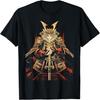 Cat Samurai Ninja Cat Samurai Art Ukiyo-e T-Shirt for Men Women