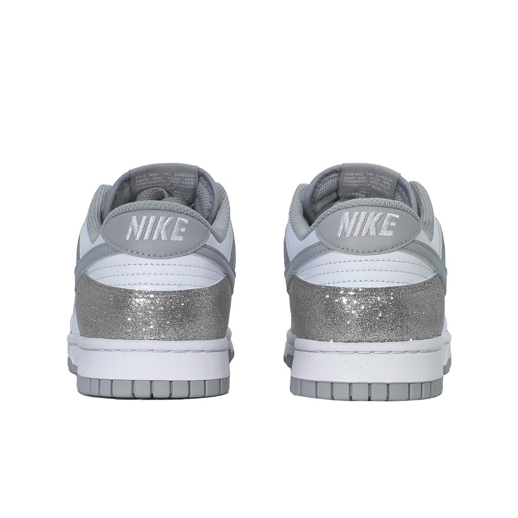 Nike Dunk Lightweight Low Top Skateboard Shoes Unisex White Silver HF5441-105(Team133-)