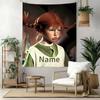 Pipi Custom Your Name Wall Decor Tapestry Art For Pet Memorial Birthdaywedding Party Backdrop Family Gift