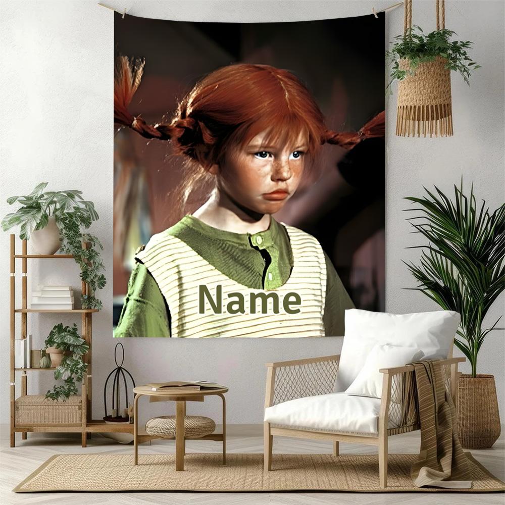 Pipi Custom Your Name Wall Decor Tapestry Art For Pet Memorial Birthdaywedding Party Backdrop Family Gift