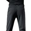 2024 Herbst/Winter Dick/Normal Wollhose Herren Gerades Bein Gebürstet Freizeit Hose Leicht Business Elastisch Nicht klebend Grau Hose