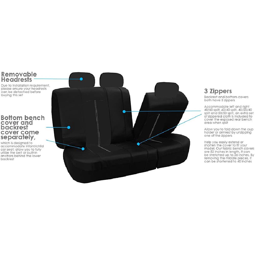 Luxury Pu Leather Car Seat Covers For Gift, Car Seat Covers Suitable For Most Car Seats, Waterproof Car Interiors
