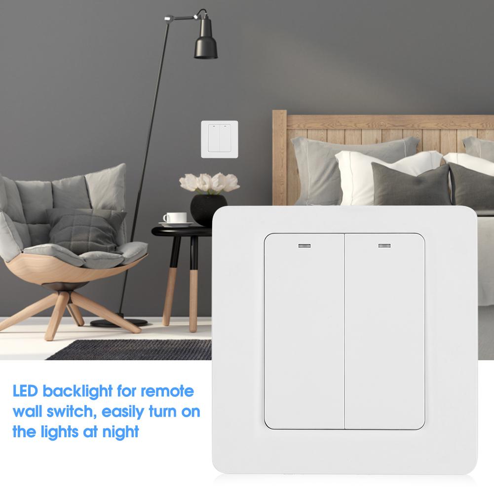 2-Way Wall Switch Panel Support for Alexa / for Google Voice Control   for Tuya Zigbee