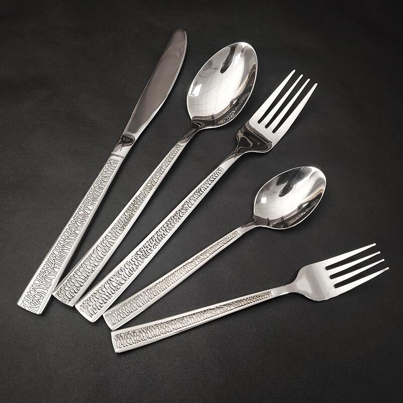Embossed Stainless Steel Cutlery Set