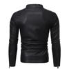 Spring Autumn PU Leather Jacket Washed Leather Jacket Jacket Large Size