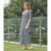 Lipbbam Creora Romona Maxi Long Wrap Dress 3 4 Sleeve Ldm10cn01