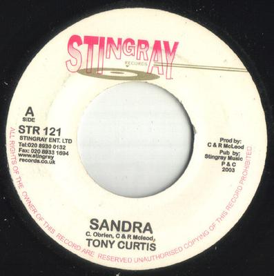 7inch Record TONY CURTIS - Sandra STR121 Stingray Record 2003 UK Reggae, Ska & Dub Used