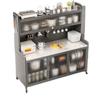 5-Tier Kitchen Storage Cabinet with Spice Rack