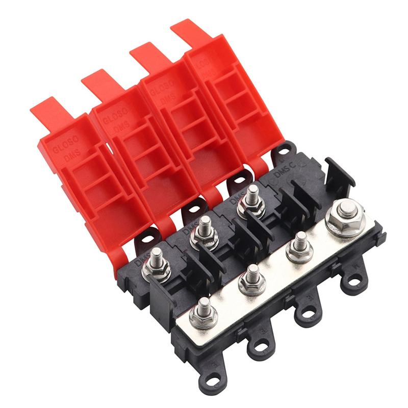 3 Way Distribution Block 200A Bolt On Fuse Type Power For Car Truck RV On Fuse Type Power Distribution