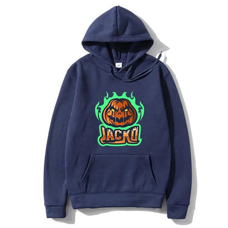 Vintage Men's Hoodie Halloween Pumpkin Face  Printed Hoodies Long Sleeve Sweatshirts Women Casual Harajuku Sudaderas