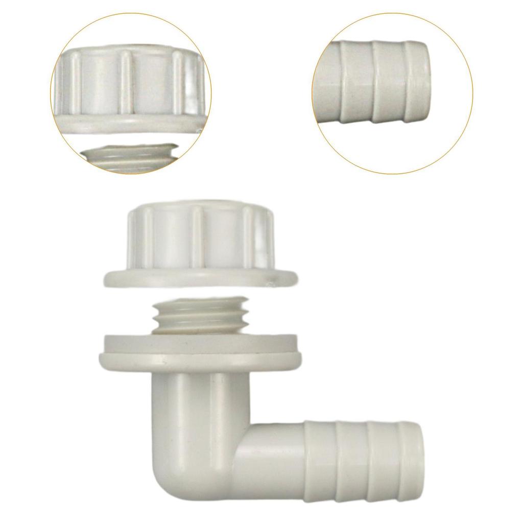Elbow Connector Hose Nozzle Accessory, Multipurpose Fitting Drainage Connector