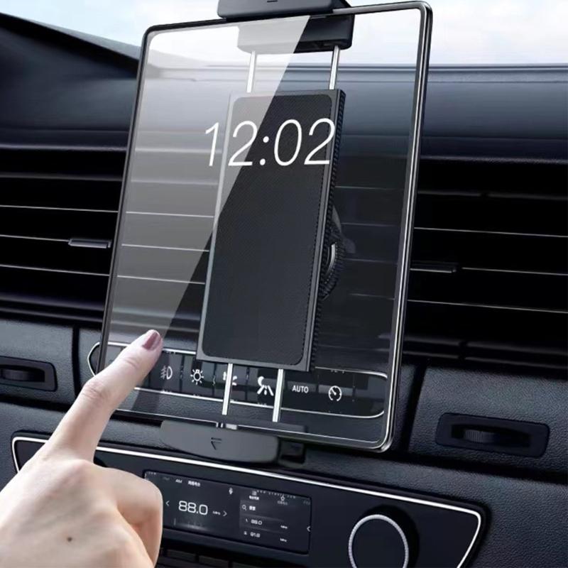 Secure Grip Car Vent Phone Tablet Holder 360 Degree Rotation  Vent Hook Cradle Simple Installation for Mobile Device