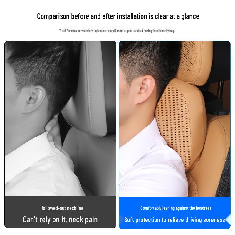 Luxury Neck and Lumbar Support Pillow for Geely Galaxy Starship 7EMi - Car Interior Comfort