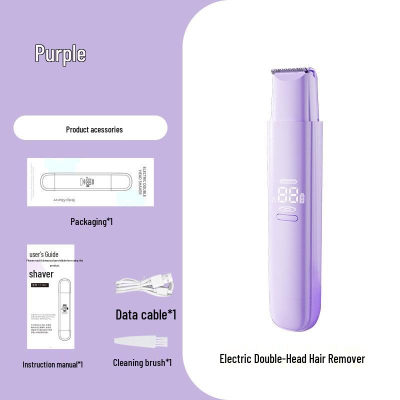 Electric Painless Underarm & Pubic Hair Shaver for Women