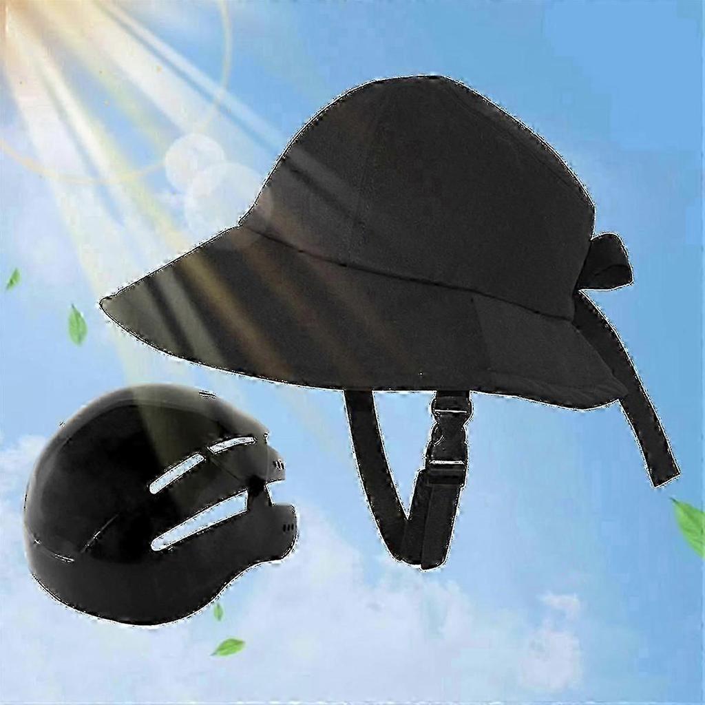 Women's Bicycle Helmet Hat-Style Cap for Sun Protection, Fishing & Cycling