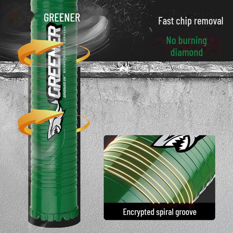 Green Forest Diamond Drill Bit for Concrete and Marble Hole Punching