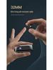 DR13 Clip-On Bluetooth Earphone with Retractable Pull-Out Line, 20H Battery, Digital Display, Business Call Vibration & Number Reporting.