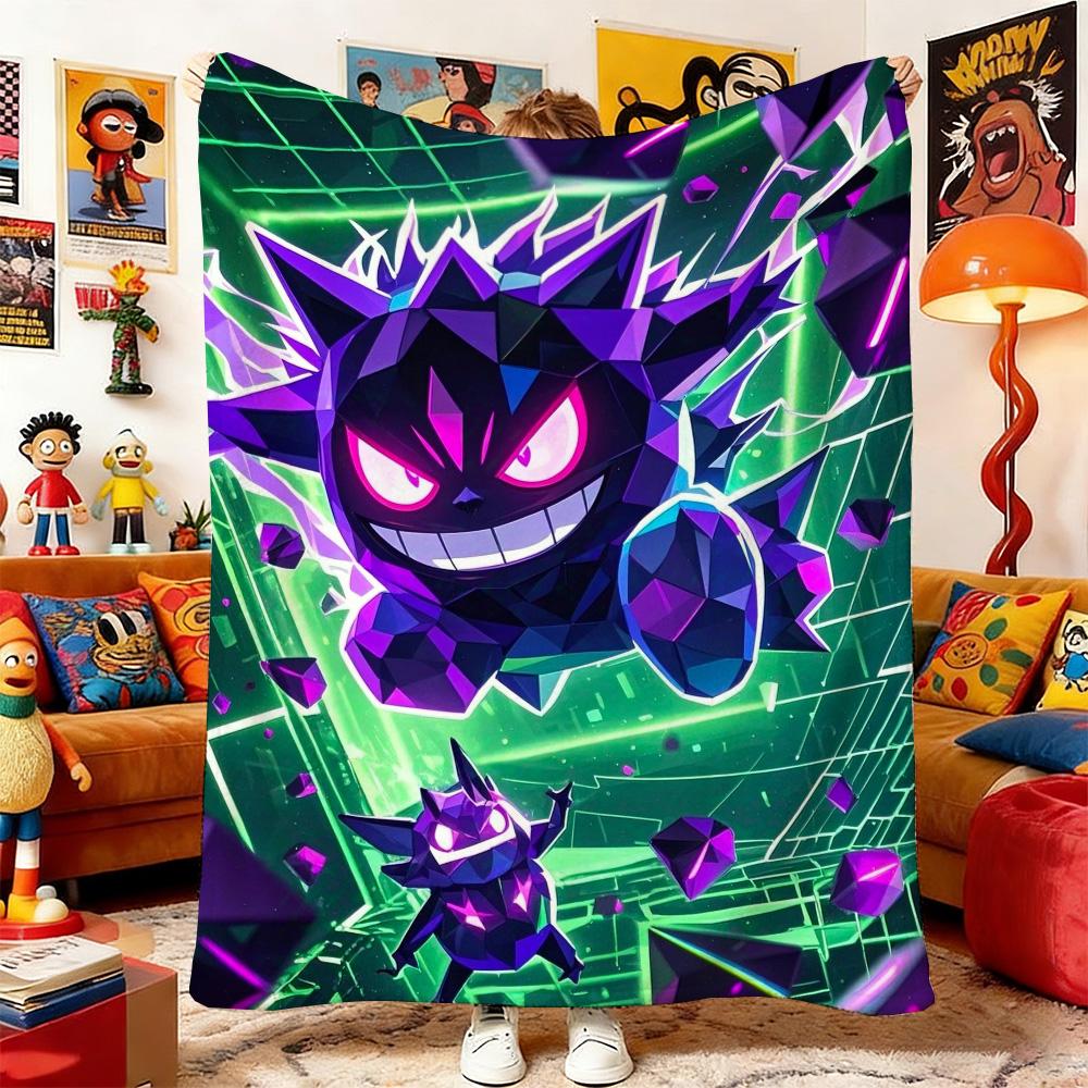 Nap Blanket P-Poke-mones Fluffy Soft Blankets for Bed Home and Decoration Bedspread the Anime Sofas Sofa Bedspreads Picnic Throw