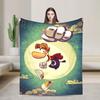 Атака Летающего Кулака Плед Rayman Уютный для Дивана Дома Модный Плед Зимний для Путешествий Фланелевое Покрывало