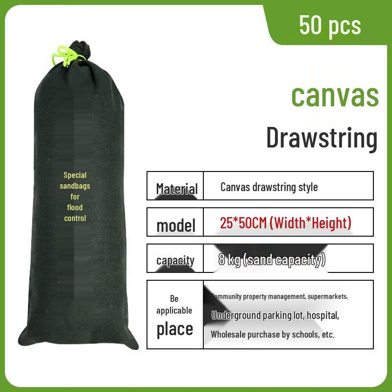 Emergency Flood Control Sandbags (50-Pack)
