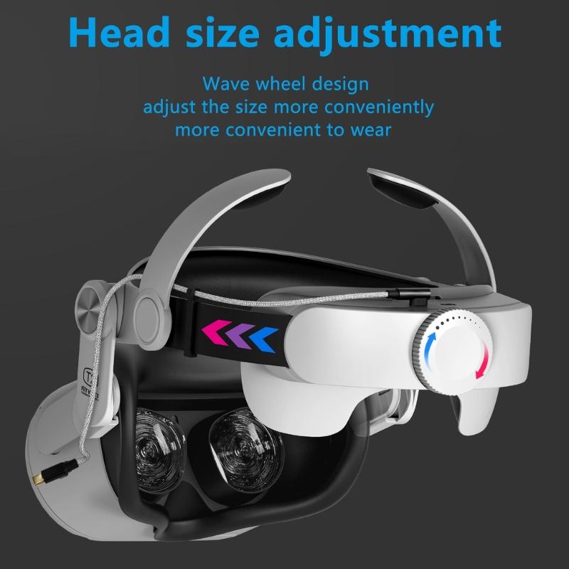 Replacement for Head Strap Replacement Headband Cushion Pad Adjustable for Head Band for Quest 2 VR Accessory