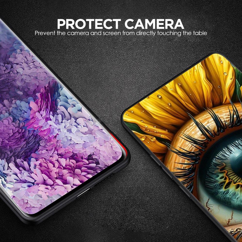Fashion Eyelashes Eyes Phone Case for Samsung Galaxy A55 A35 A15 A14 A13 A25 A54 A51 A71 A72 A73 A32 A52 A41 5G Soft TPU Shell