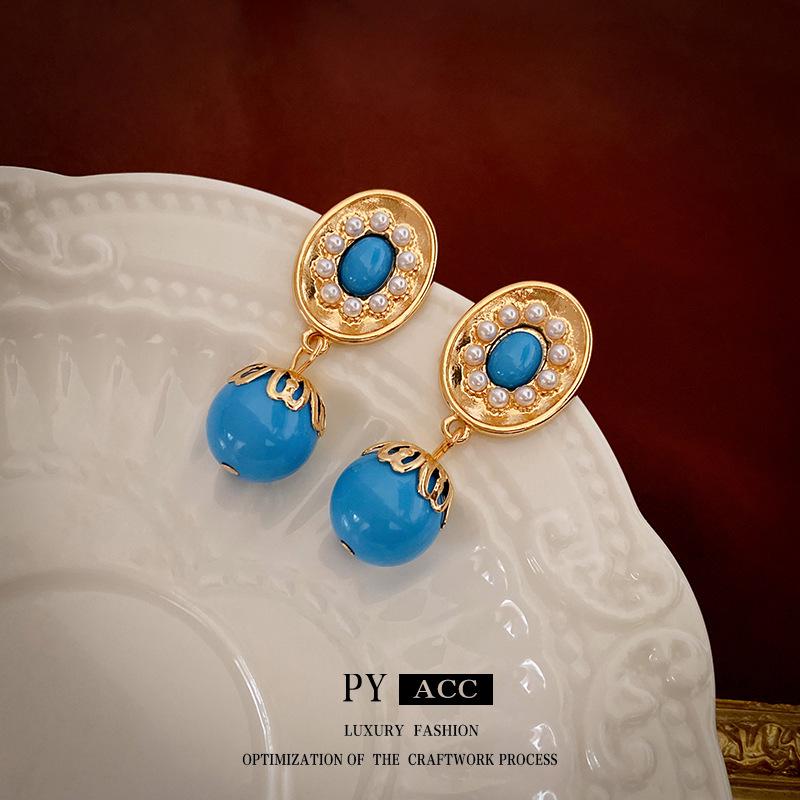 

Розкішні вінтажні сережки в палацовому стилі для жінок