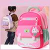 Color Printed Spliced Children Backpack Casual Outdoor Schoolbag Trendy