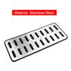 Stainless Car Footrest Pedal Cover For Hyundai Ix25 Ix35 Tucson Creta Elantra I30 For Kia K2 Rio Soul KX3 K5 Optima JF Ceed Jd