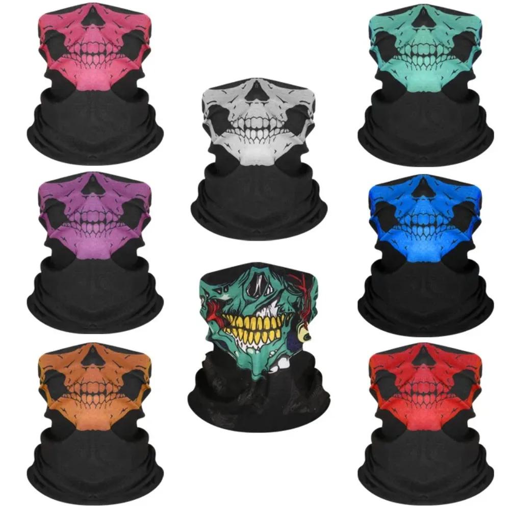 Neuer Schal Totenkopf Herren Sturmhaube Winddicht Atmungsaktiv Motorradhelm Bandana Gesichtsbedeckung Radkappen