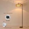 Lámpara de Pie LED Moderna Recargable con Base de Mármol