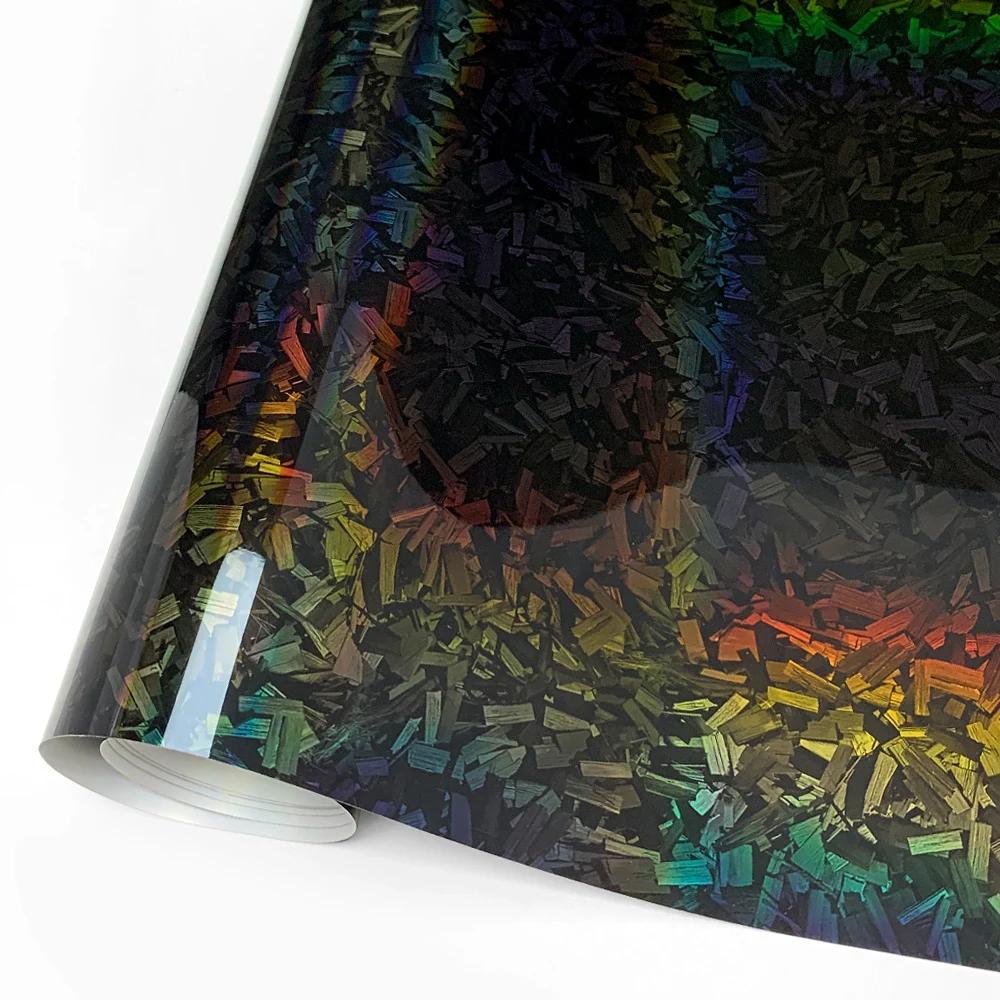 

Laser Forged Carbon Fiber Vinyl Wrap Stickers Car Foiling Car Sticker Outside Wrapping Vinyl for Motorcycle Vinyls Body Covering 10cmx150cm чёрный