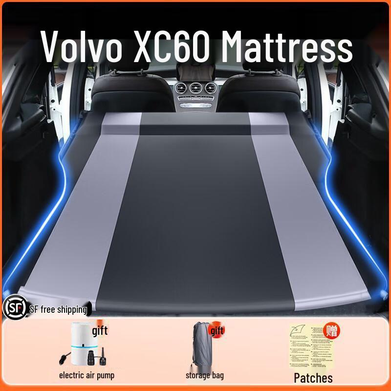 Volvo XC60 Inflatable Car Bed for Trunk - Ideal for Camping, Travel, and Self-Driving Tours