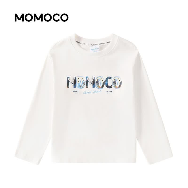 MOMOCO Boys' Long Sleeve Casual T-Shirt
