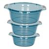 3Pcs Portable Dish Tub Dishpan for Washing Dishes Accs with Handle Laundry Basket Washing Baskets Bowl for Storaging Cleaning