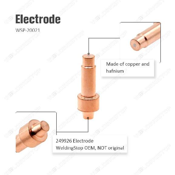 Plasma Cutting XT40 Torch Ref 249926 Electrode 249927 Nozzle 30A for Miller XT30 Torch PKG-10